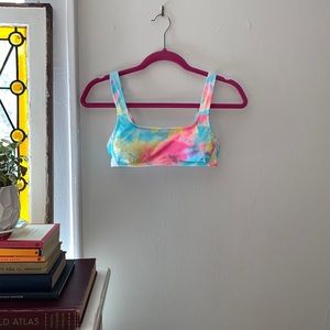 xhilaration tie dye swim top!